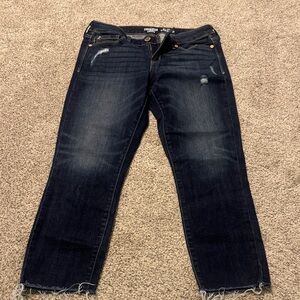 Denizen from Levi's Women's Dark Indigo Distressed Boyfriend Jeans